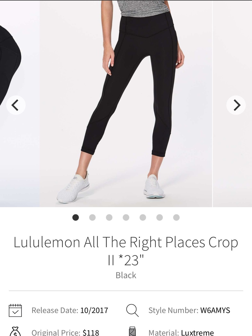 lululemon athletica All The Right Places high rise — Black